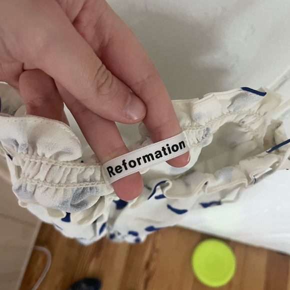 Reformation Blue Spotted Cami - Picture 4 of 4